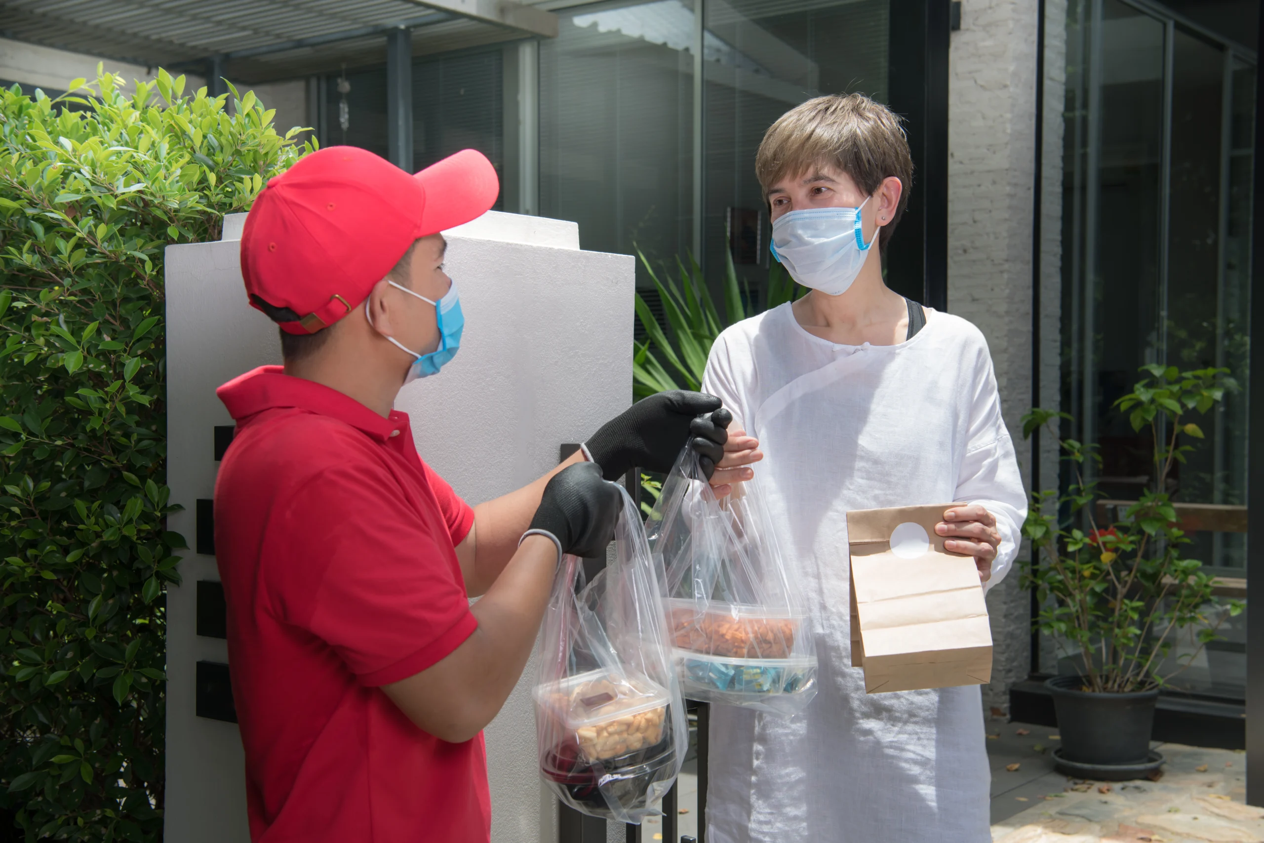 Distributing Zabiha Meat in Charity