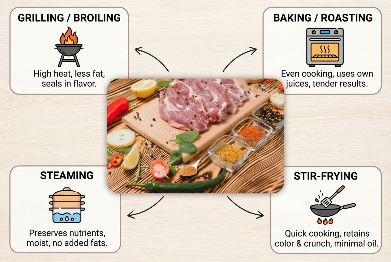 Healthy Cooking Methods for Zabiha Meat