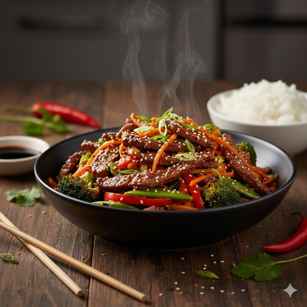 Quick Zabiha Beef Stir-Fry